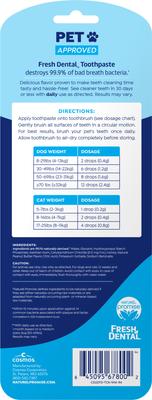 Show full view: Naturel Promise Fresh Dental Peanut Butter Honey Total Care Kit, 2-fl oz bottle slide 3 of 10