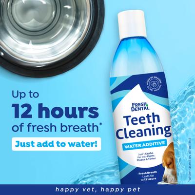 Show full view: Naturel Promise Fresh Dental Dental Water Additive for Dogs, 16-fl oz bottle slide 4 of 10
