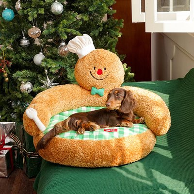 ZEZE ZEZE Gingerbread Man Hug Bolster Dog Sofa Bed
