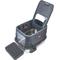 Show in main carousel: Wisfor Stainless Steel Enclosed Litter Box with Litter Scoop & Filter, 22.83 x 16.53 x 16.53-in slide 9 of 10