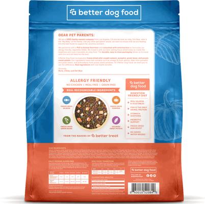 Show full view: A Better Treat Allergy Friendly Ocean Blend Freeze-Dried Raw Dog Food, 3-lb bag slide 6 of 8