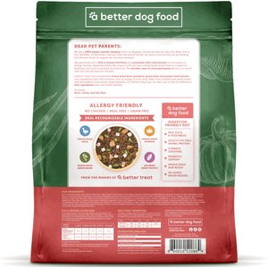 A Better Treat Allergy Friendly Duck Freeze-Dried Raw Dog Food, 3-lb bag