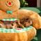 Show in main carousel: ZEZE Gingerbread Man Hug Bolster Dog Sofa Bed slide 6 of 8