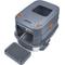 Show in main carousel: Wisfor Stainless Steel Enclosed Litter Box with Litter Scoop & Filter, 22.83 x 16.53 x 16.53-in slide 8 of 10