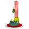 Show in main carousel: Prevue Pet Products Elf Leg Cat Scratcher, Red/White/Greens Accent Colors slide 3 of 7