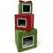Show in main carousel: Prevue Pet Products Christmas Gift Stack Cat Hideaway, Green/Red/White Trim slide 1 of 3