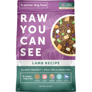 A Better Treat Allergy Friendly Lamb Freeze-Dried Raw Dog Food, 12-lb bag