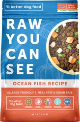 A Better Treat Allergy Friendly Ocean Blend Freeze-Dried Raw Dog Food, 12-lb bag