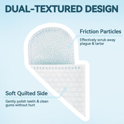 Show full view: allforpaws Sparkle Dog Dental Finger Wipes, 50 count slide 4 of 9