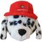 Show in main carousel: SteelDog USA Ruffian Hero Fire Fighter Tough Squeaky Dog Plush Toy, White slide 1 of 5