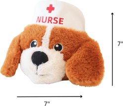 SteelDog USA Ruffian Hero Nurse Tough Squeaky Dog Plush Toy, Tan slide 2 of 4