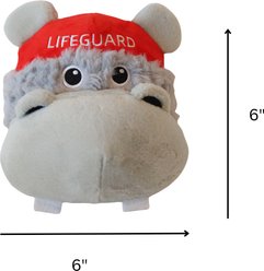 SteelDog USA Ruffian Hero Lifeguard Tough Squeaky Dog Plush Toy, Grey slide 2 of 4