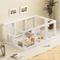 Show in main carousel: LovMor Expandable Indoor 10 Pieces Plastic Puppy & Dog Playpen with Lockable Door, White slide 1 of 7