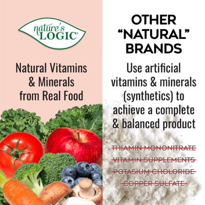 Show full view: Nature’s Logic Pure Naturals 100% Natural Beef Recipe Synthetic-Free Dry Dog Food, 24-lb bag slide 4 of 10