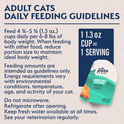 Show full view: Natural Balance Split Cup Chicken & Sweet Potato Limited Ingredient Pate in Broth Wet Cat Food, 2.6-oz cup, case of 10 slide 10 of 11