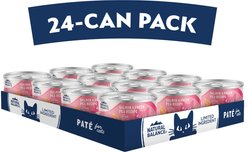 Natural Balance Limited Ingredient Salmon & Green Pea Recipe Wet Cat Food, 3-oz can, case of 24 slide 2 of 9