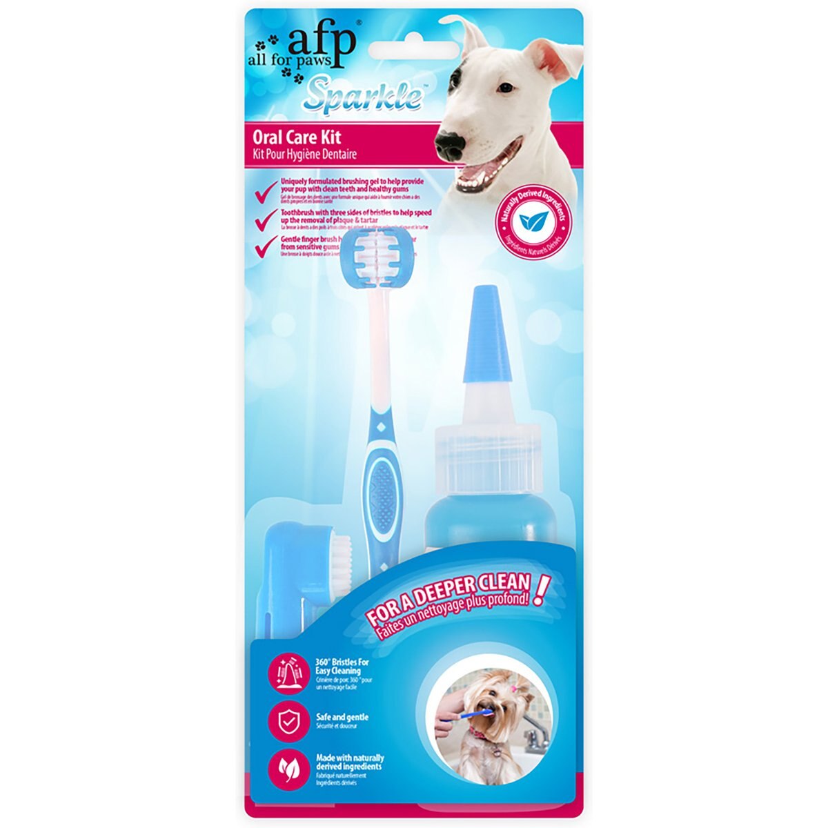 allforpaws Sparkle Dog Oral Care Kit