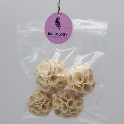 Show full view: Birdology Sola Crepe Ball Bird Toy, 2.5-in, 4 count slide 4 of 4