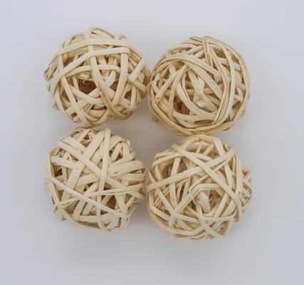 Show full view: Birdology Large Bamboo Ball Bird Toy, 2-in, 4 count slide 3 of 4