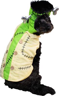 Show full view: CELEBRATIONS Frankenstein Dog Costume, X-Small slide 4 of 5