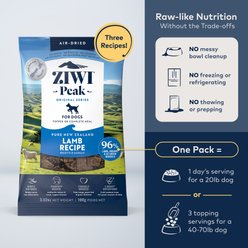 ZIWI Peak Lamb Grain-Free Air-Dried Dog Food, 3.5-oz pouch slide 2 of 8
