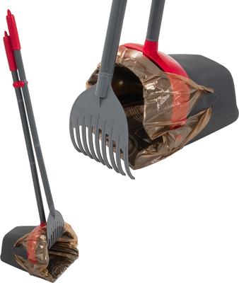 ARM HAMMER Swivel Bin Rake Backyard Waste Pickup