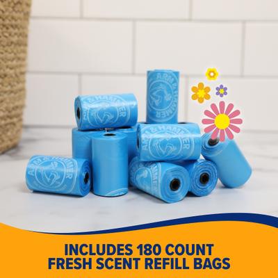 Show full view: Arm & Hammer Disposable Waste Bag Refills, Blue, 180 count slide 5 of 8