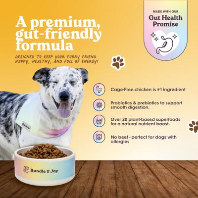 Show full view: Bundle x Joy Golden Chicken Recipe Dry Dog Food, 18-lb bag slide 5 of 9