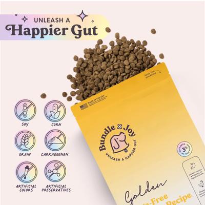 Show full view: Bundle x Joy Golden Chicken Recipe Dry Dog Food, 12-lb bag slide 6 of 9