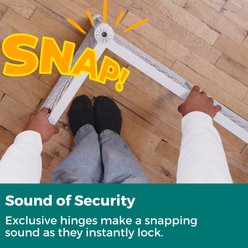 MyPet Paws Petyard 2-Panel Dog Exercise Pen Extension, Gray slide 2 of 9