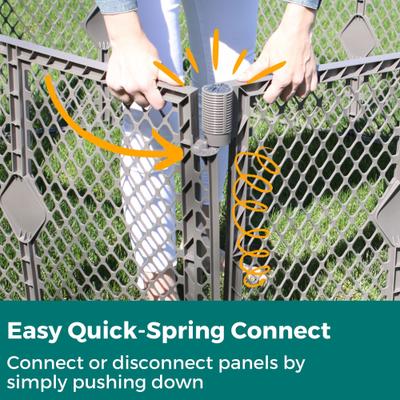 Show full view: MyPet Petyard 2-Panel Dog Exercise Pen slide 4 of 8