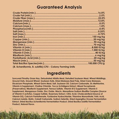 Show full view: Kaytee Timothy Complete Chinchilla Food, 25-lb bag slide 7 of 10