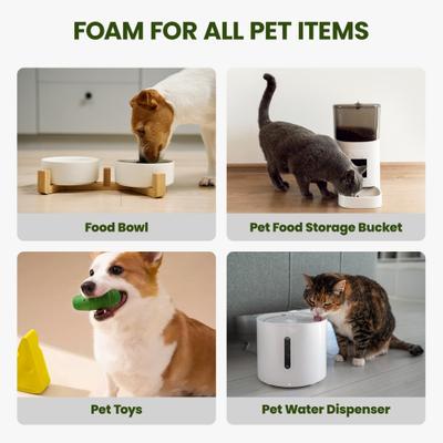 Show full view: PawSono Pet Bowl Mousse Cleansing Foam, 12-fl oz bottle slide 6 of 8