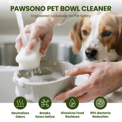 Show full view: PawSono Pet Bowl Mousse Cleansing Foam, 12-fl oz bottle slide 2 of 8