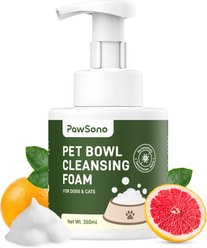 PawSono Pet Bowl Mousse Cleansing Foam, 12-fl oz bottle