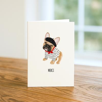 Show full view: Merci Greeting Card slide 2 of 4