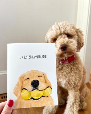 Show full view: I'm Just So Happy for You Greeting Card slide 3 of 4