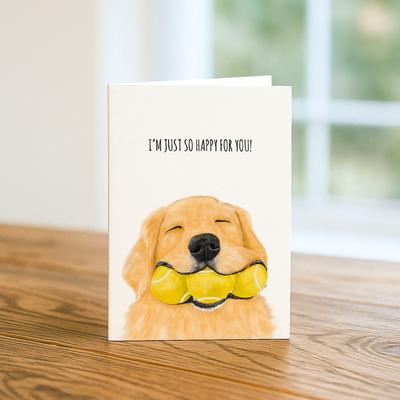 Show full view: I'm Just So Happy for You Greeting Card slide 2 of 4