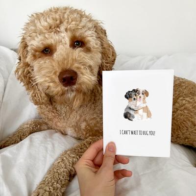 Show full view: I can't Wait to Hug You Greeting Card slide 3 of 4