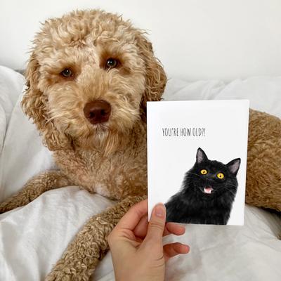 Show full view: You're How Old Greeting Card slide 3 of 4