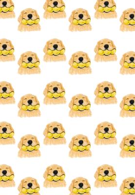 Show full view: Golden with Tennis Balls Wrapping Paper slide 5 of 6