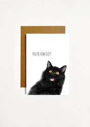 You're How Old Greeting Card