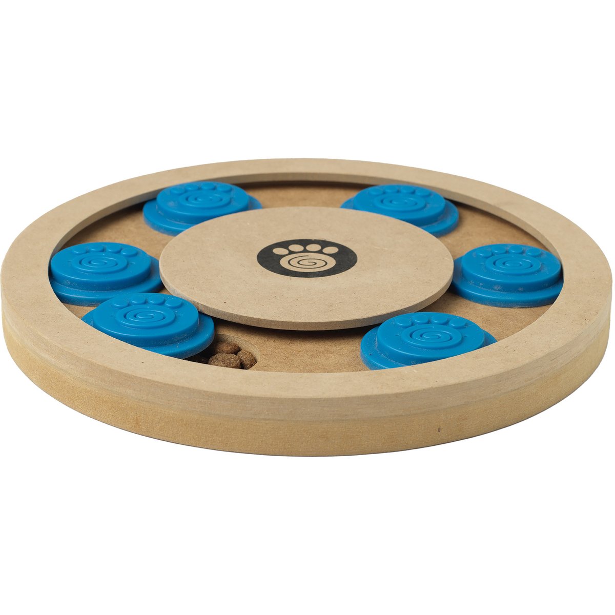 PetRageous Designs ThinkRageous Intermediate Level Interactive Dog & Cat Puzzle Toy, Blue