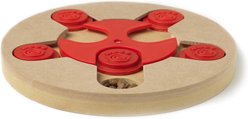 PetRageous Designs ThinkRageous Advanced Level Interactive Dog & Cat Puzzle Toy, Red