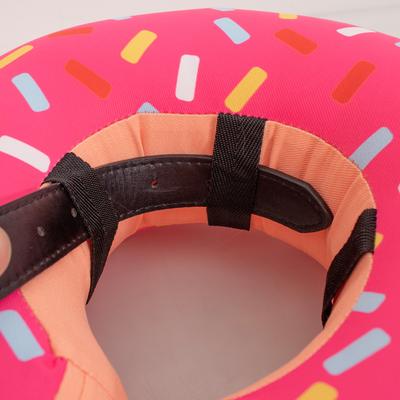 Show full view: WZ PET Soft Plush Dog & Cat Inflatable Recovery Cone Collar, Pink, Large slide 4 of 7