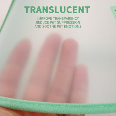 Show full view: WZ PET Adjustable Dog & Cat Recovery Cone Collar, Green, Small slide 5 of 8