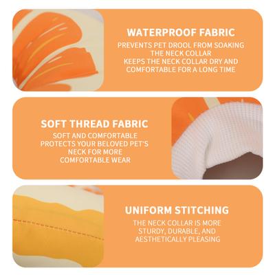 Show full view: WZ PET Orange Dog & Cat Soft Cone Recovery Collar, Medium slide 4 of 8