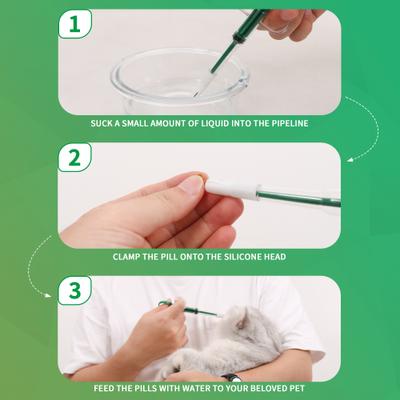 Show full view: WZ PET Dog & Cat Medicine Feeder Dispenser Tool & Pill Shooter, Green slide 4 of 8