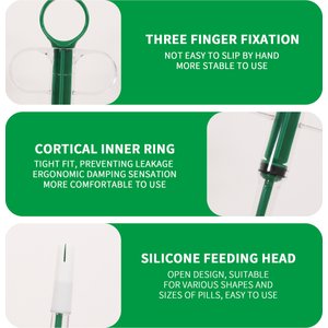 WZ PET Dog & Cat Medicine Feeder Dispenser Tool & Pill Shooter, Green