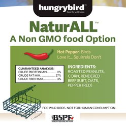 Backyard Specialty Pet Foods Hungrybird NaturAll Non-GMO Hot Pepper Suet Cake Songbird Food, 11.5-oz box slide 2 of 4